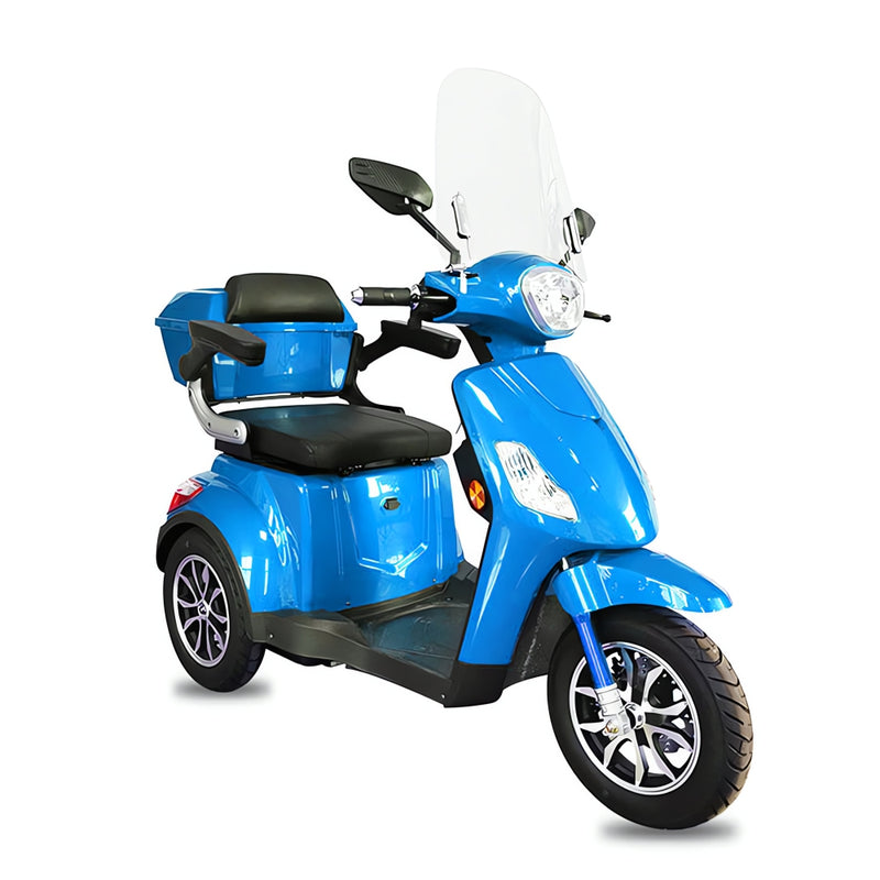 Triciclo Elétrico PCD VED 1000W ⚡AZUL⚡