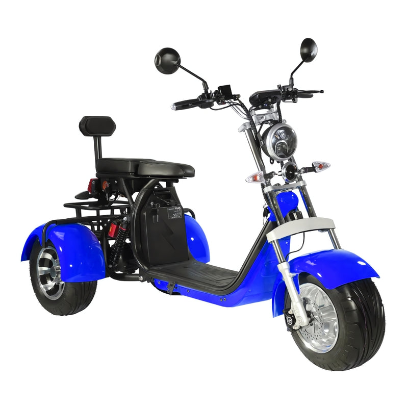 Triciclo Elétrico 1000W ⚡AZUL ⚡