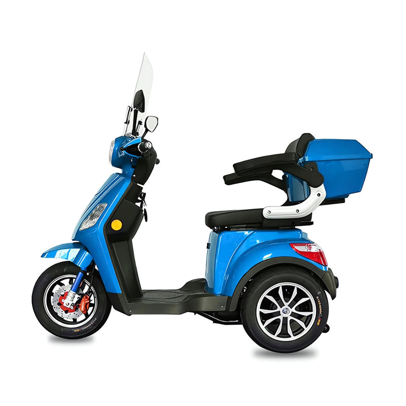 Triciclo Elétrico PCD VED 1000W ⚡AZUL⚡