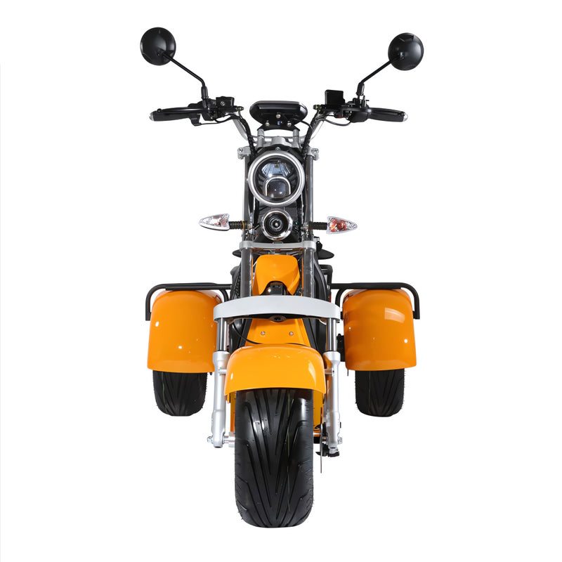 Triciclo Elétrico 1000W ⚡ LARANJA⚡