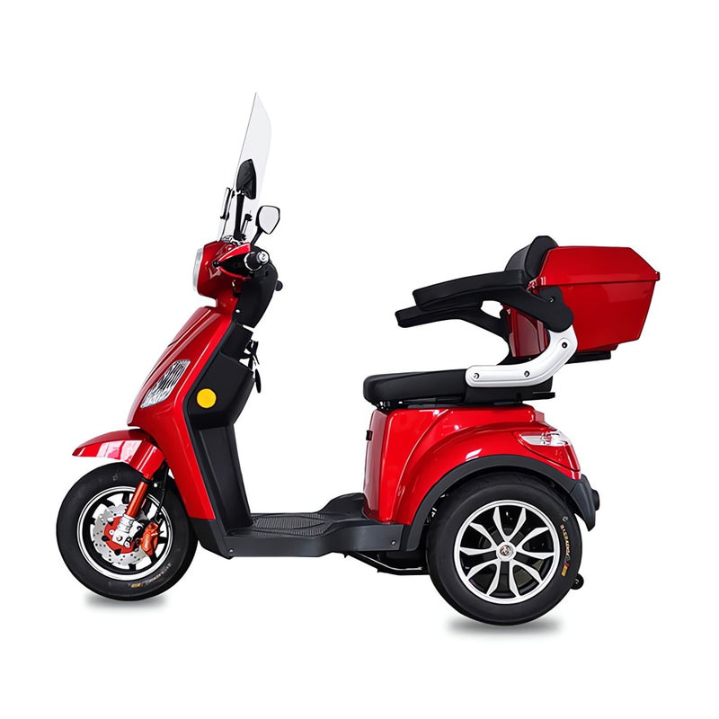 Triciclo Elétrico PCD VED 1000W ⚡VERMELHO ⚡