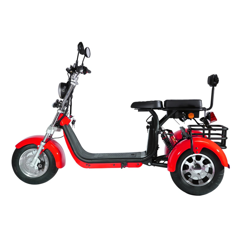 Triciclo Elétrico 3000W ⚡VERMELHO ⚡